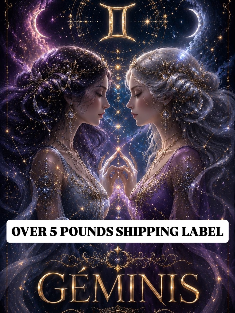 Over 5 pounds shipping label